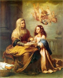 Szent Anna és (Szűz) Mária