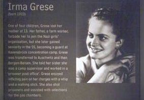 Irma Grese - t újratemették. Emléktáblát is kapott